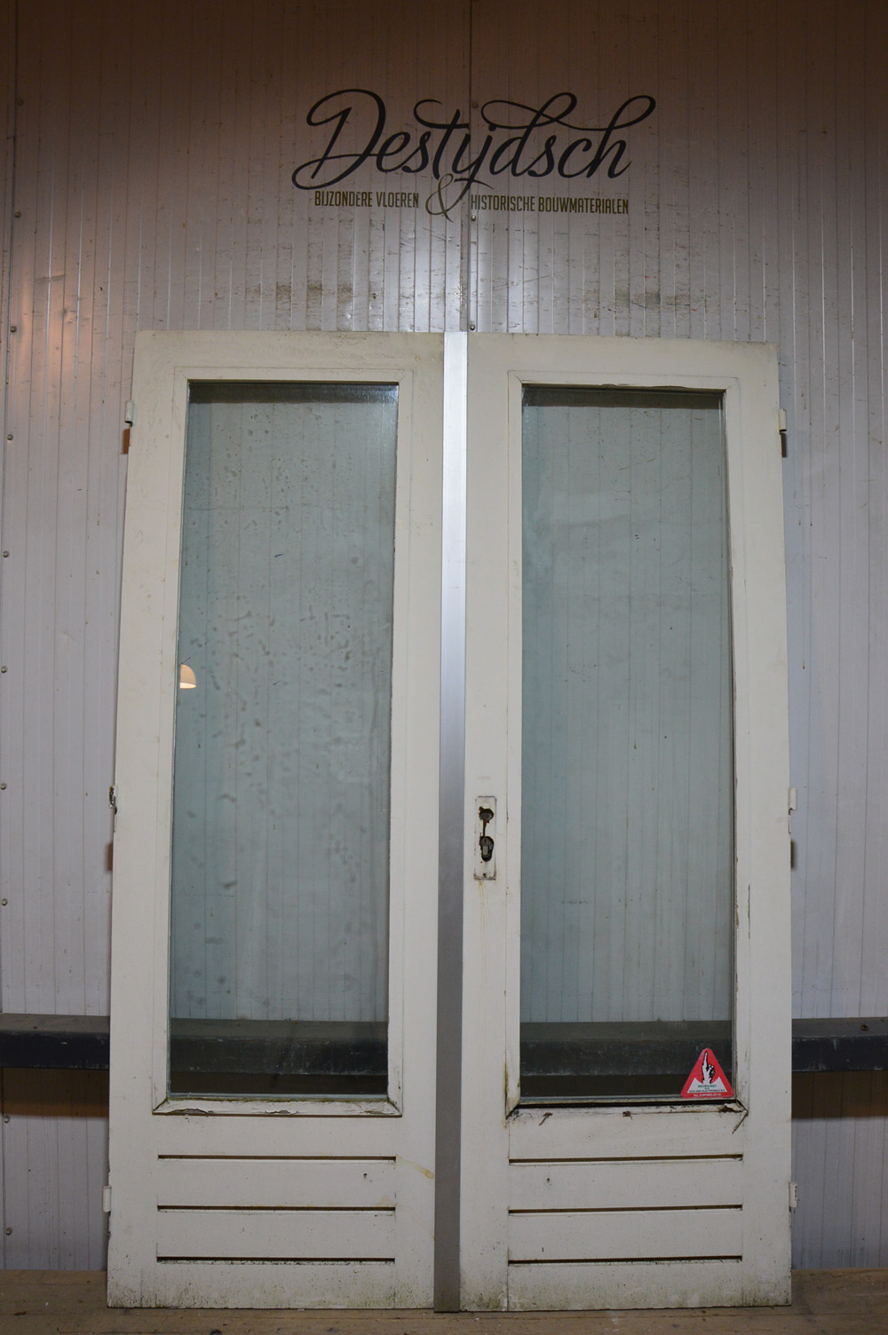 Set Oude Buitendeuren Met Glas 137 5 X 200 5 X 4 Set 142 Destijdsch B V